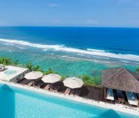 Villa Grand Cliff Ungasan, Meerblick